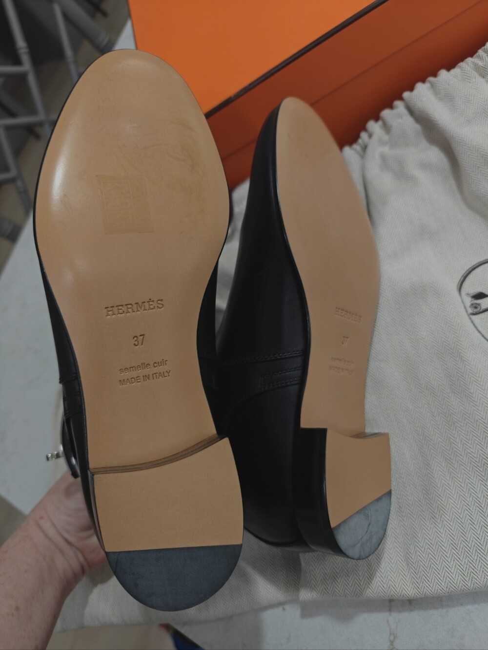 NEW HERMES Boots Size 37 - Picture 3 of 4